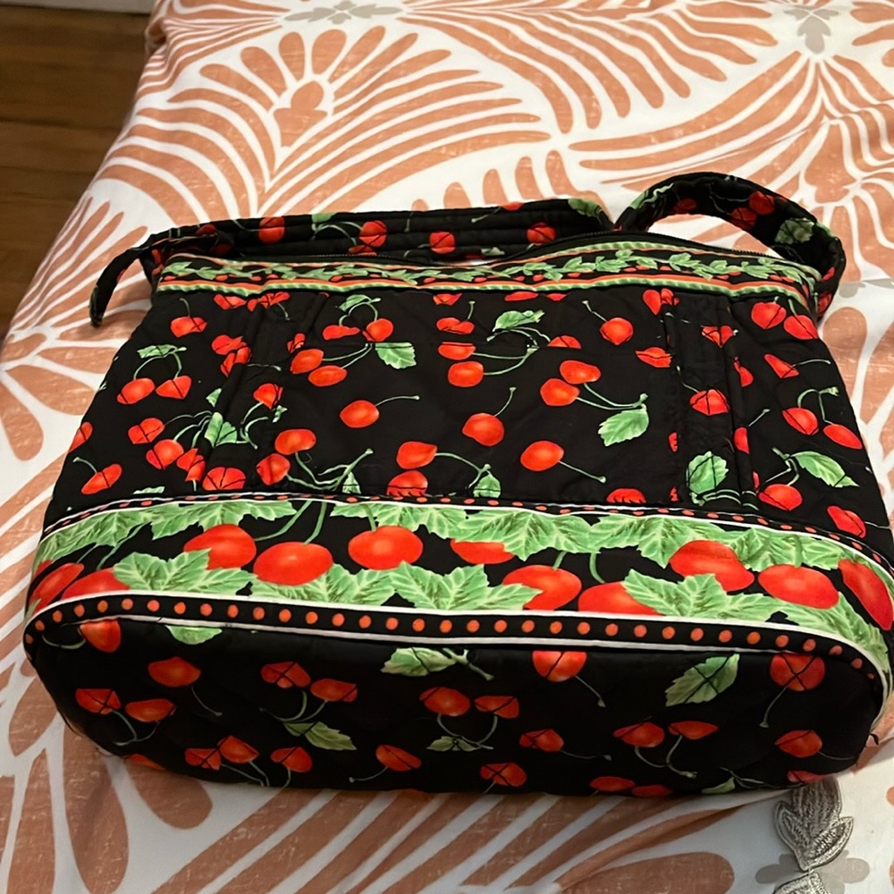 Gentle used cherry Vera Bradley bag